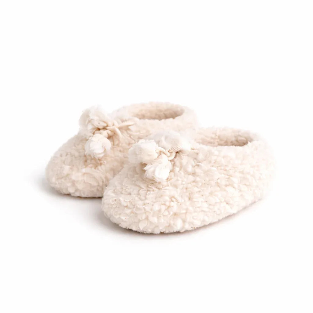 White Baby/Kid Natural Woolen Boots