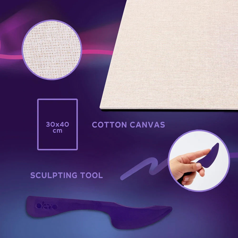 Obraz 3D do samodzielnego wykonania (DIY) – Wieża Eiffla w Paryżu – OKTO
