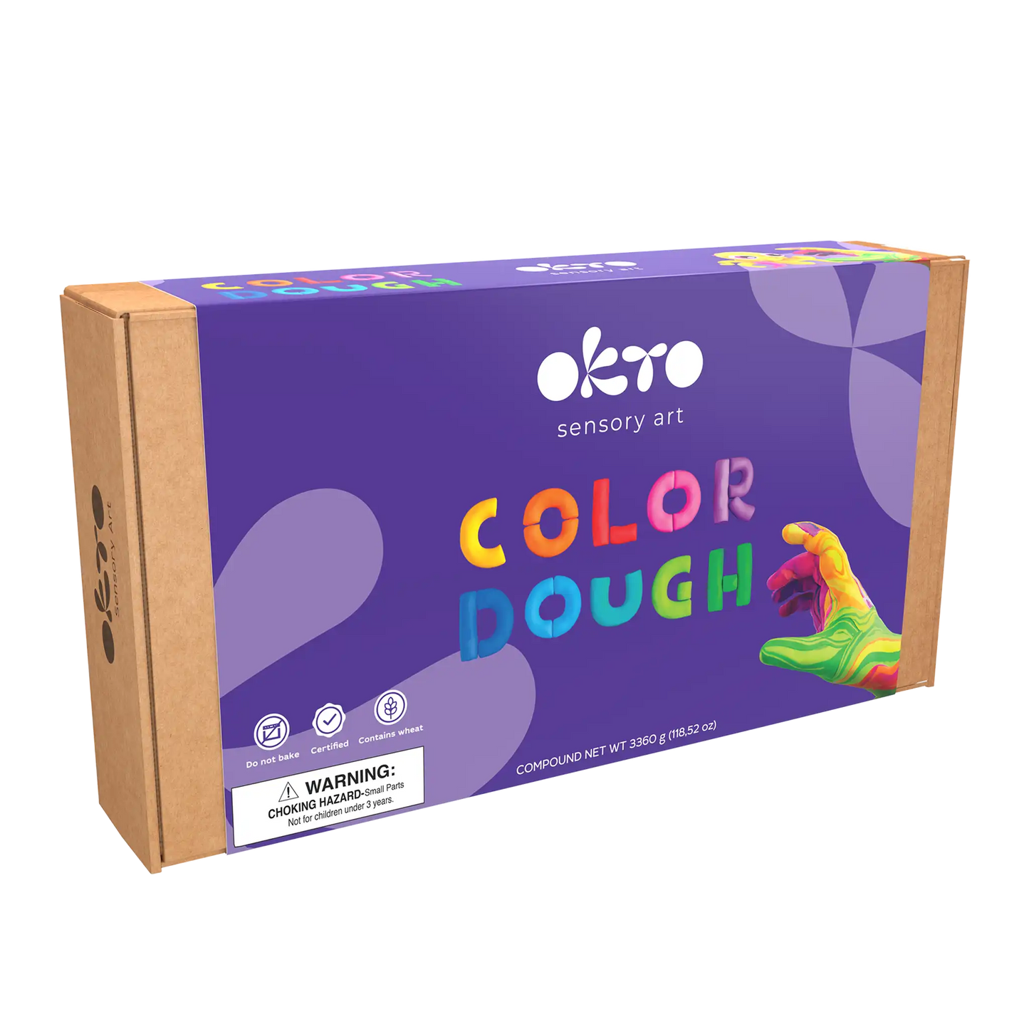 School supplies Сolor Play-dough for Kids. Classpack. 96 Packs & 8 Colors