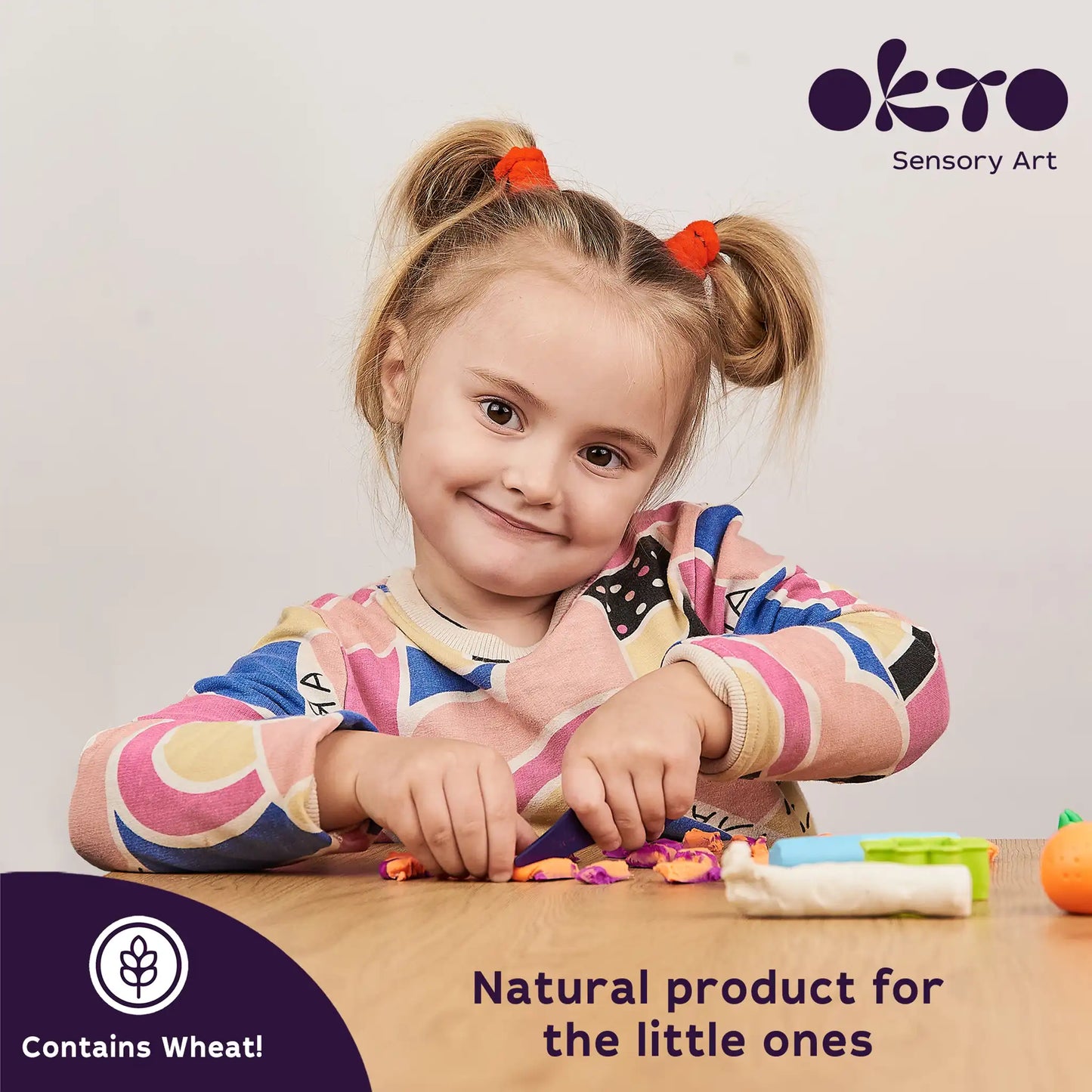School supplies Сolor Play-dough for Kids. Classpack. 96 Packs & 8 Colors
