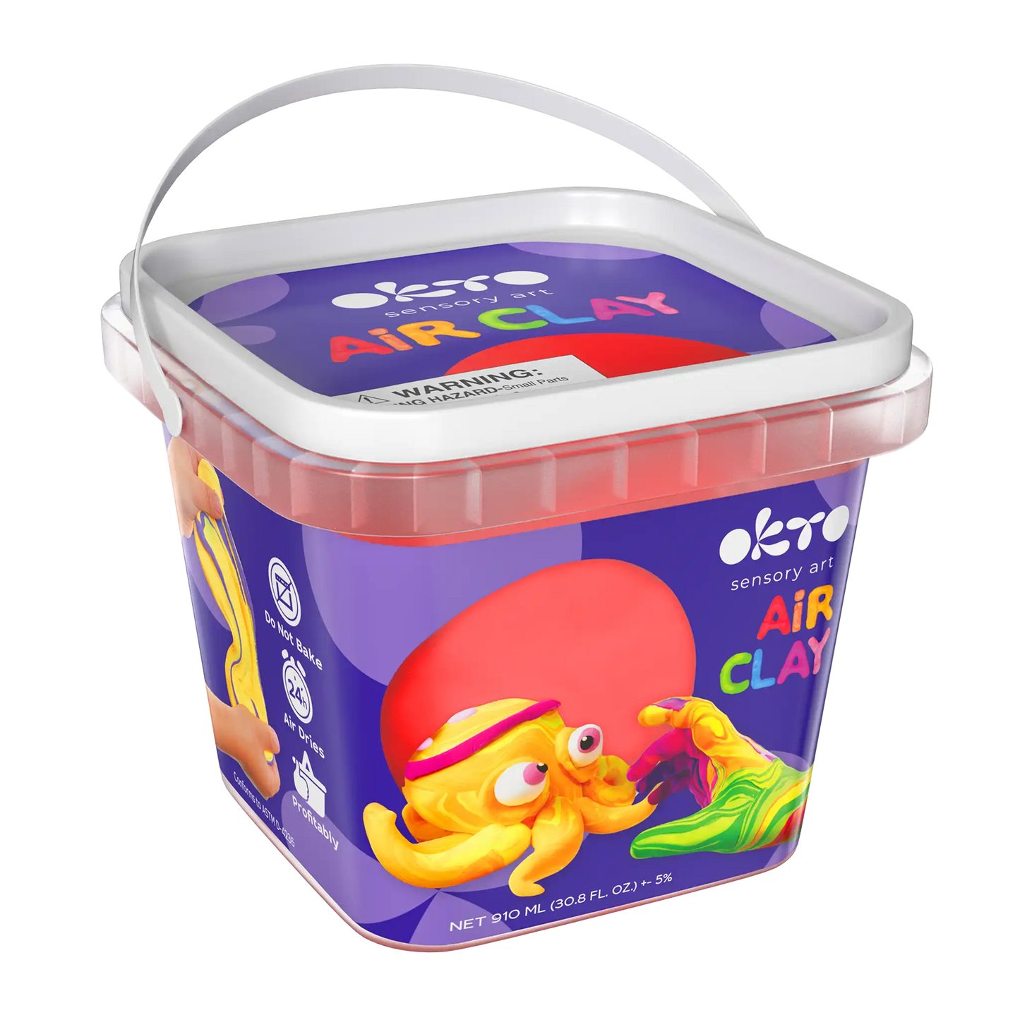 School supplies  Air Dry Modeling Clay RED 900 ml
