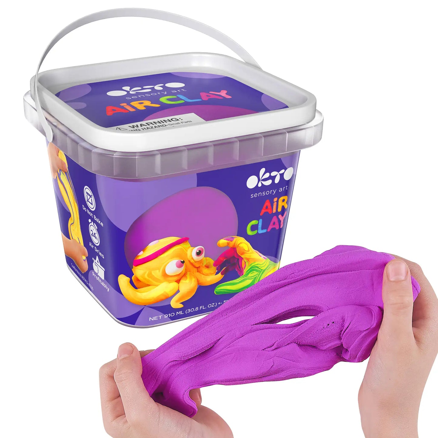 School supplies  Air Dry Modeling Clay PURPLE 900 ml